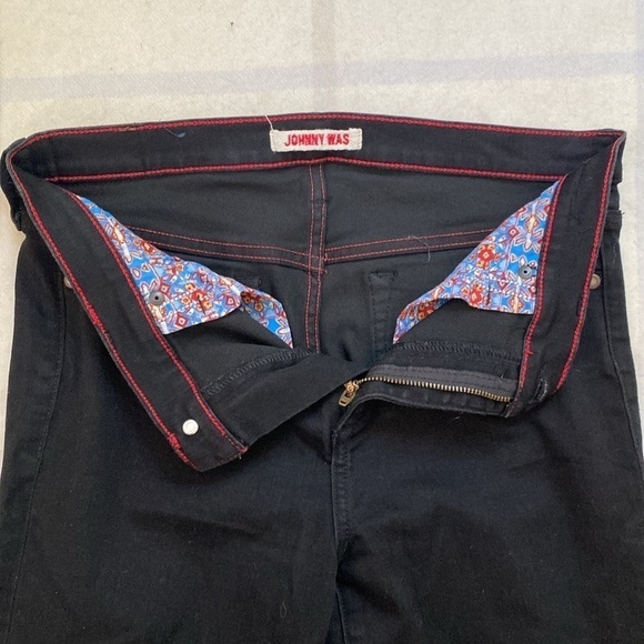 Johnny Was Black Skinny Jean Women’s Size 28 - Picture 7 of 15